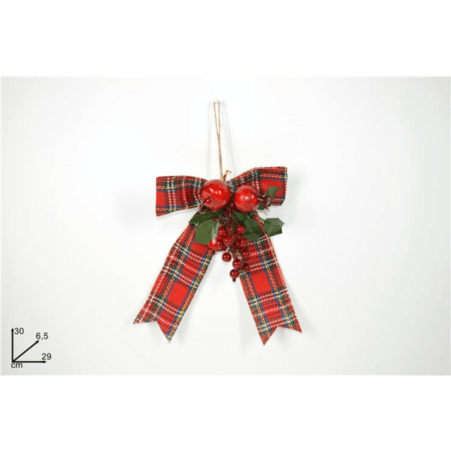 Φιόγκος με Γκι και Ρόδι 30x29x6,5cm Welkhome