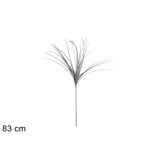 Χριστουγεννιάτικο Διακοσμητικό Κλάδι Ασημί με Γκλίτερ 83cm BX18201-S Welkhome