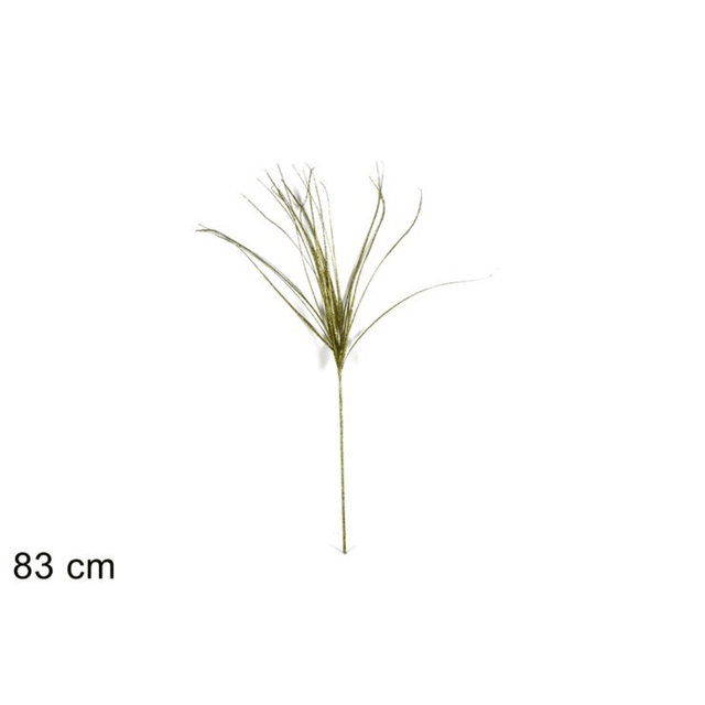 Χριστουγεννιάτικο Διακοσμητικό Κλαδί Χρυσό με Γκλίτερ 83cm BX18201-G Welkhome