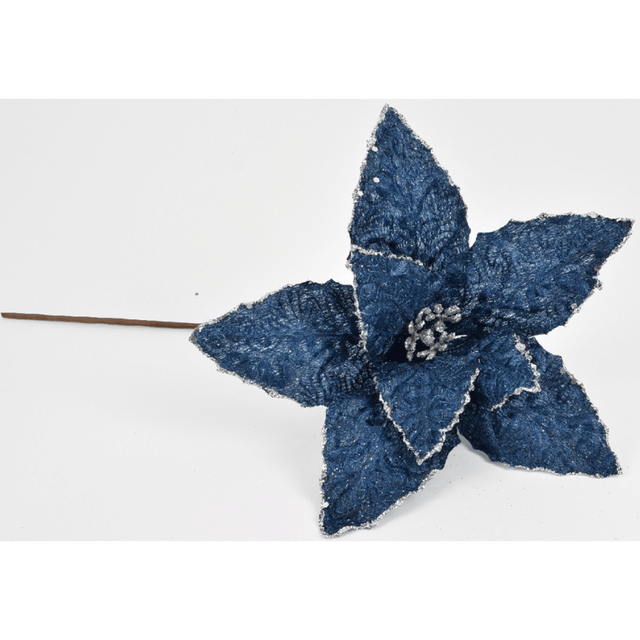 Χριστουγεννιάτικο Λουλούδι Δέντρου Μπλέ Welkhome