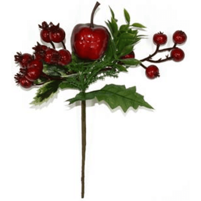 Χριστουγεννιάτικο Διακοσμητικό Κλάδι Γκι 19cm Art843388 Welkhome