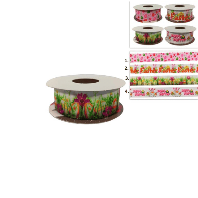 Κορδέλα Υφασμάτινη με Σχέδιο Λουλούδια 2.5x270cm Welkhome