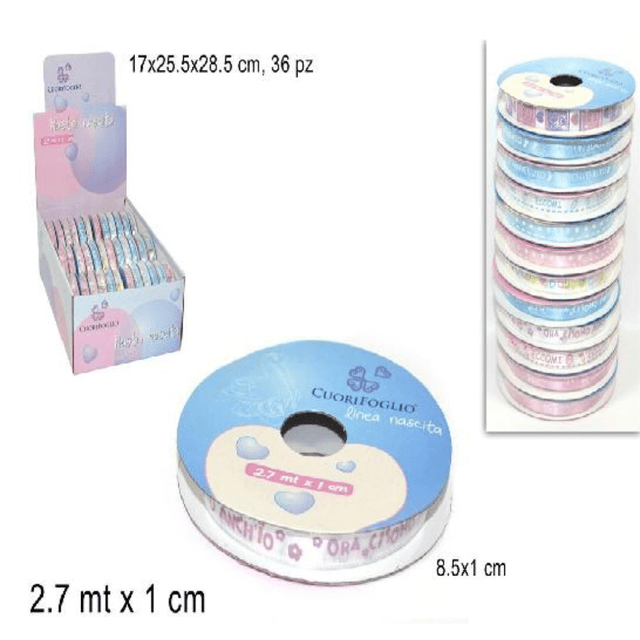 Κορδέλες 2,7mt x 1cm. Welkhome