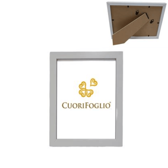 Κορνίζα Ξύλινη Χρώμα Λευκό 40x50cm Welkhome