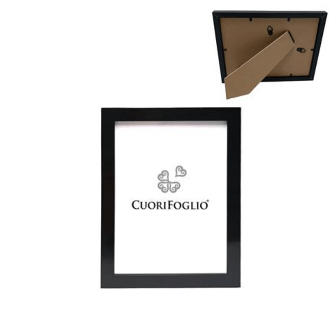 Κορνίζα Ξύλινη Χρώμα Μαύρο 20x25cm Welkhome