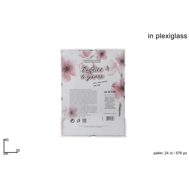 Κορνίζα από Πλέξιγκλας Πλαστικό 40x30cm Welkhome