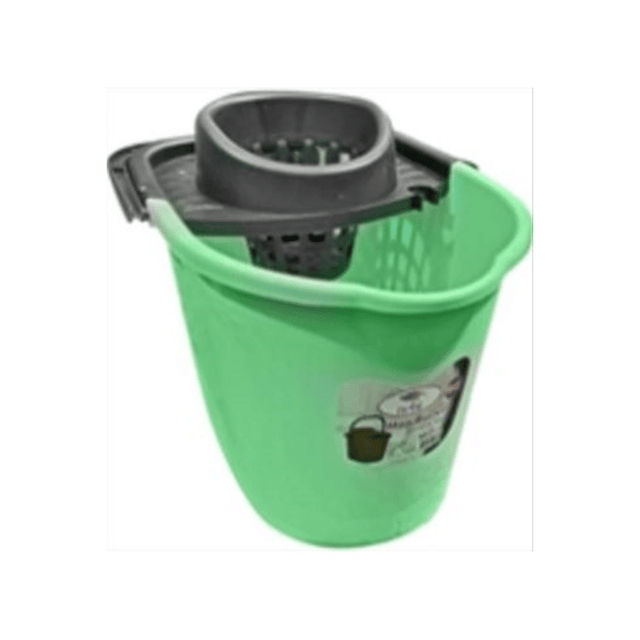 Κουβάς 13Lit Σφουγγαρίσματος Σετ με Στίφτη Πράσινος 32-800-1704 TnS