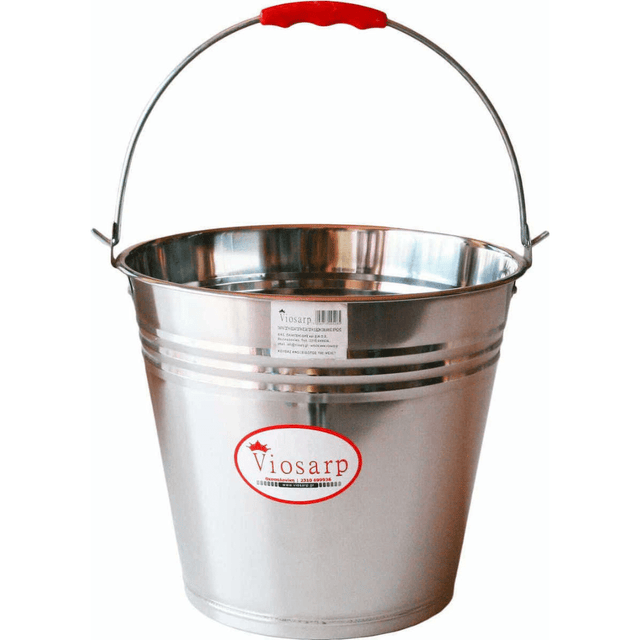Κουβάς Ανοξείδωτος 10Lit 30x26cm VC103 Viosarp