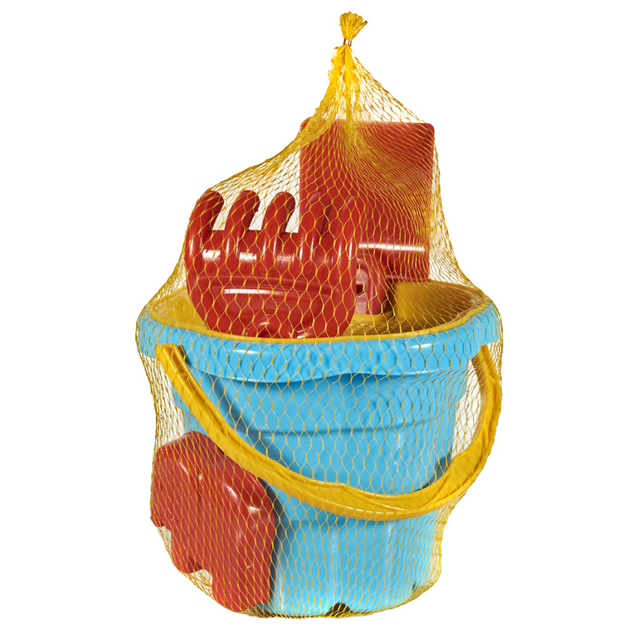 Κουβαδάκι Θαλάσσης Σετ 4τμχ. 21x24cm TnS 03.KZ-2450 - Γαλάζιο