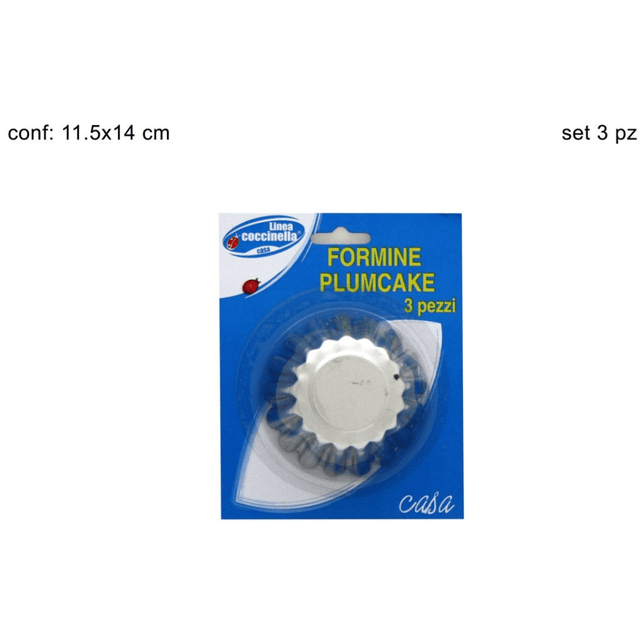 Κουπάτ Μεταλικό 8X3cm Σετ 3Τεμ Art.CH004 Welkhome