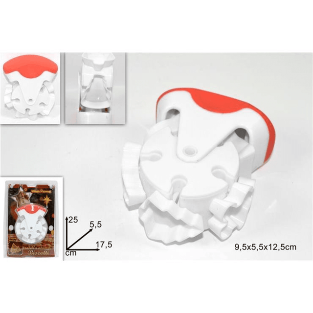 Κουπ Πατ Ζαχαροπλαστικής Πλαστικό 5 Χριστουγεννιάτικα Σχήματα 3cm Welkhome