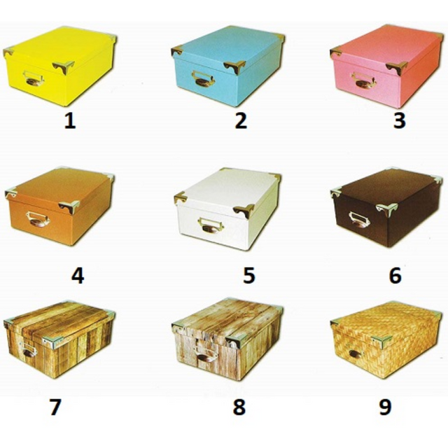 Κουτί Αποθήκευσης Χάρτινο Πτυσσόμενο 40x30x17cm Art.E-1457 Sidirela