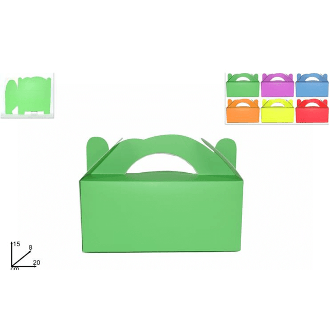 Κουτί Συσκευασίας Δώρου Χάρτινο 20x9x8cm σε Διάφορα Χρώματα Welkhome