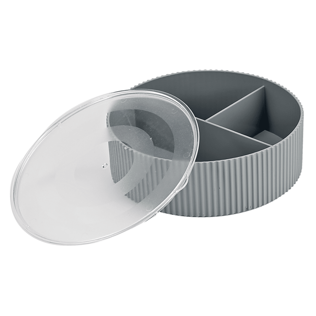 Κουτί Τακτοποίησης με 3 Χωρίσματα και Καπάκι Πλαστικό Διατίθεται σε 3 Χρώματα TnS 32-800-1596