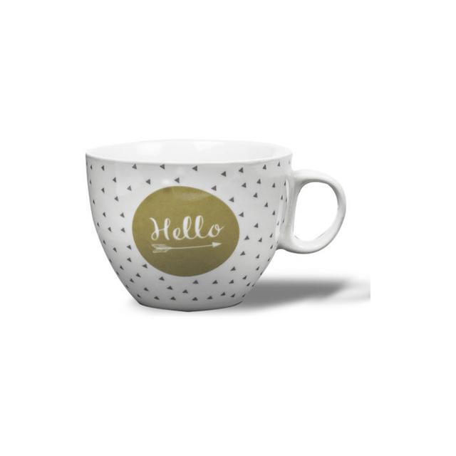 Κούπα Κεραμική με Σχέδιο Πουά 380ml General trade - Βεραμάν