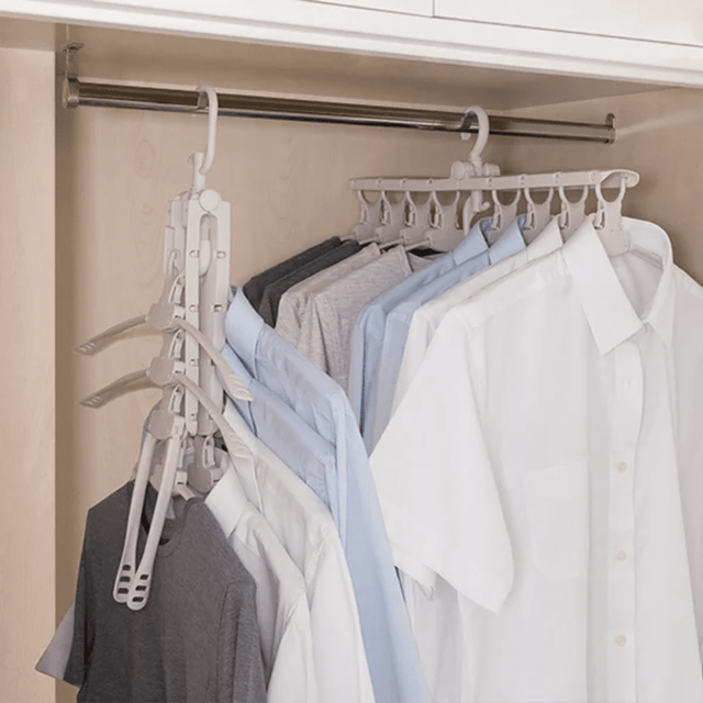 Κρεμάστρα Ντουλάπας Αναδιπλούμενη 8 θέσεων Art.KJ523 Welkhome