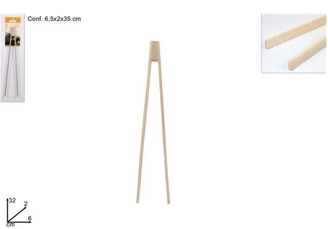 Λαβίδα Ξύλινη 32x6cm Welkhome