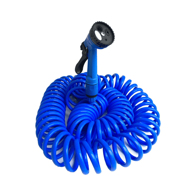 Λάστιχο Ποτίσματος Σπιράλ 15m Σετ Με Πιστόλι Νερού χρώμα Φουξ TnS 32-950-0709 - Γκρί