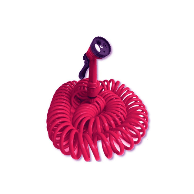 Λάστιχο Ποτίσματος Σπιράλ 15m Σετ Με Πιστόλι Νερού χρώμα Φουξ TnS 32-950-0709 - Γκρί