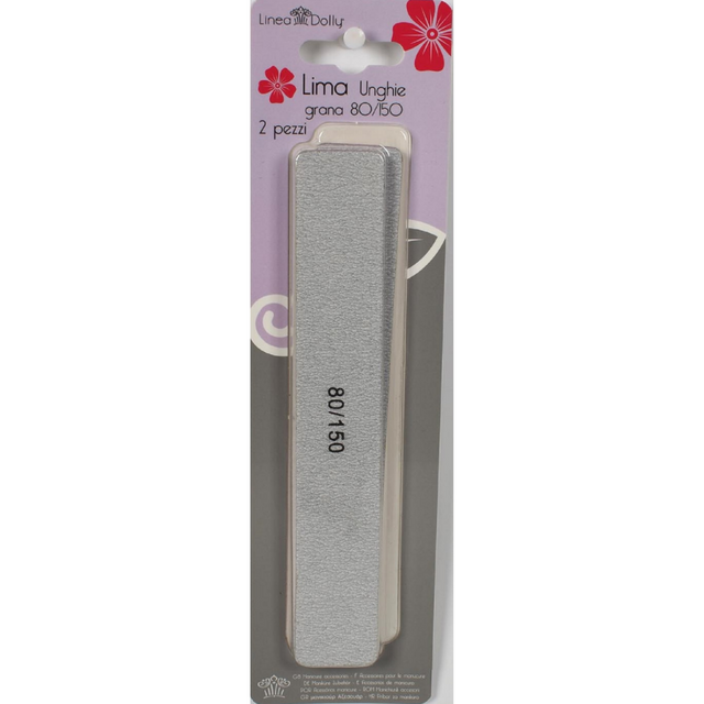 Λίμες Νυχιών Χοντρές 80/150 2Τεμ. 17,5cm Linea Dolly