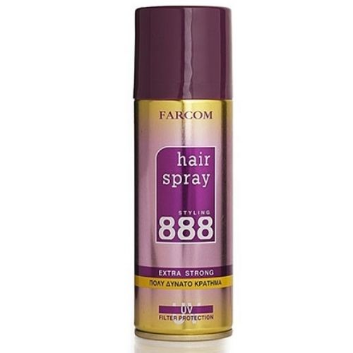 Hairspray Farcom 888 200ml Πολύ Δυνατό Κράτημα Λάκ Μαλλιών