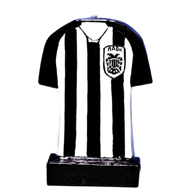 Λαμπάδα Πασχαλινή ΠΑΟΚ Κερί φανέλα big βάση 14x4x17cm. 003084