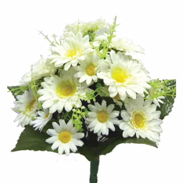 Μπουκέτο από Τεχνητά Φυτά ΜΑΡΓΑΡΙΤΑ ΣΑΜΠΑΝΙ Y40cm. Marhome