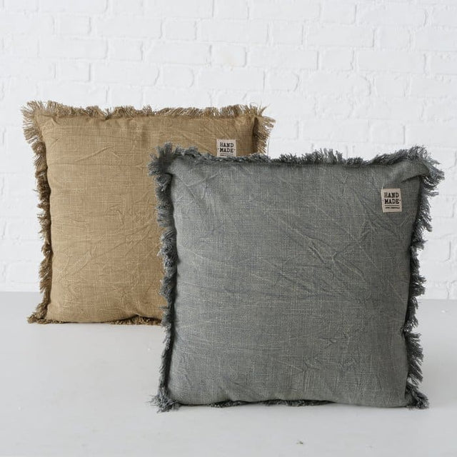 Μαξιλάρι Διακοσμητικό 100% Βαμβακερό 45x45cm σε 2 Χρώματα Boltze