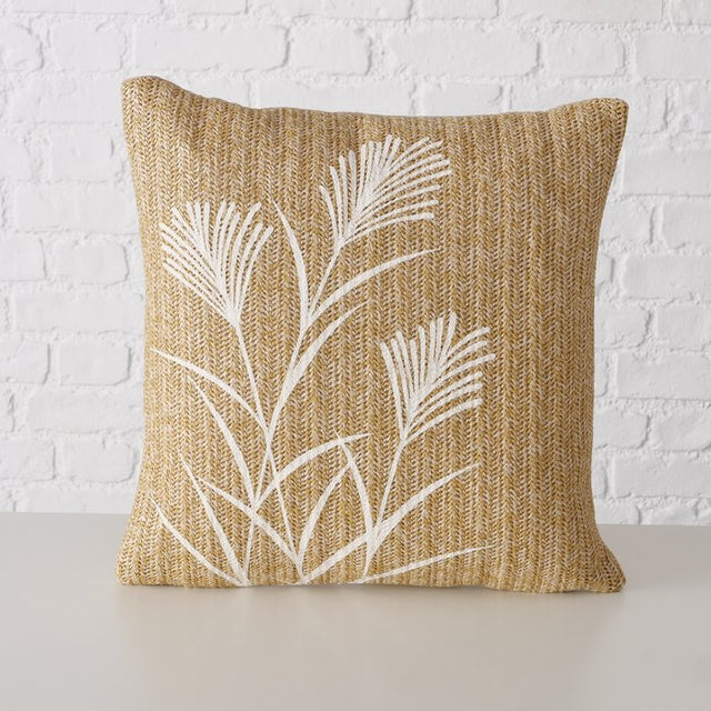 Μαξιλάρι Διακοσμητικό 40x40cm Γιούτα Cotton 100% Boltze