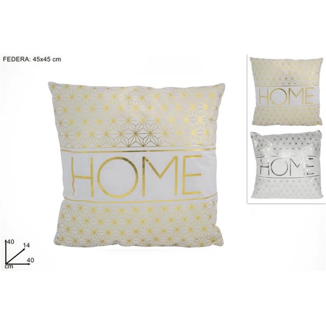 Μαξιλάρι Διακοσμητικό Υφασμάτινο HOME 45x45cm Welkhome