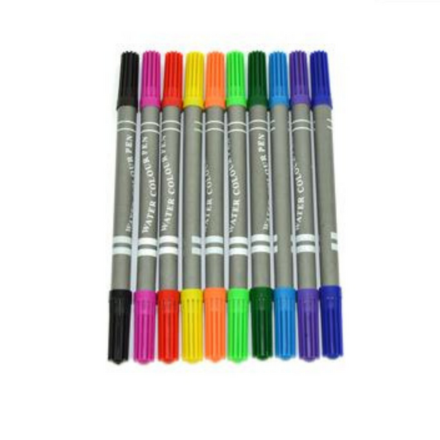 Μαρκαδόροι Διπλοί Σετ 10Τεμ 17cm Welkhome