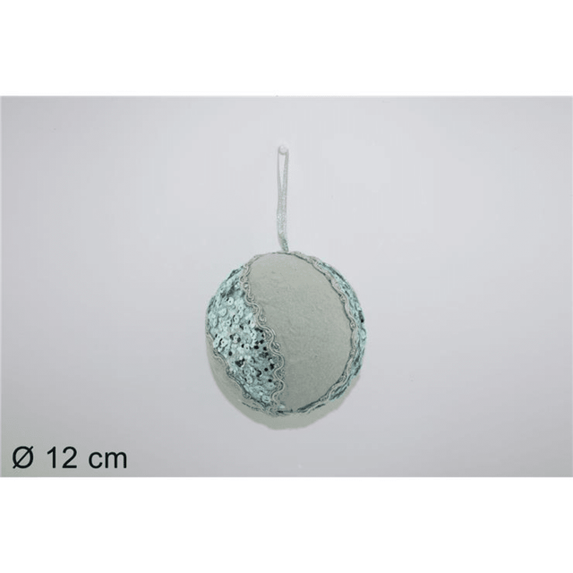 Μπάλα Βεραμάν 32cm Υφασμάτινη Χριστουγεννιάτικη Με Πούλιες Welkhome