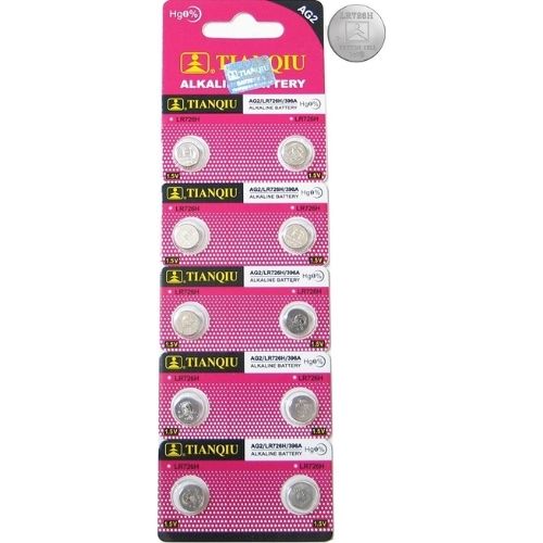 Μπαταρίες Μικρές 10τμχ. AG2/LR726H/396A - 1.5V Αλκαλική TianQiu