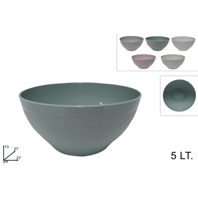 Μπωλ - Σαλατιέρα Πλαστική 5000ml Welkhome