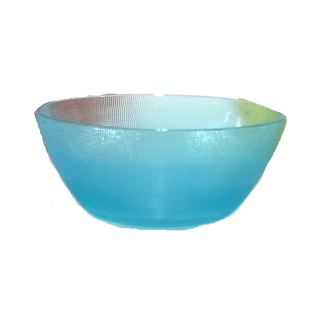 Μπώλ Γυάλινο 23x10cm Γαλάζιο Χρώμα Art.533629 General Trade - Γαλάζιο