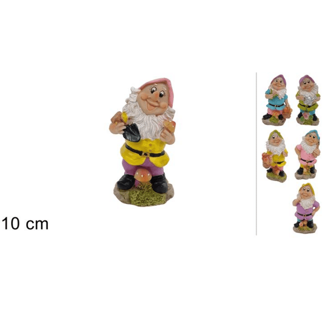 Νάνος Διακοσμητικός Κεραμικό h10cm σε Διάφορα Χρώματα Welkhome