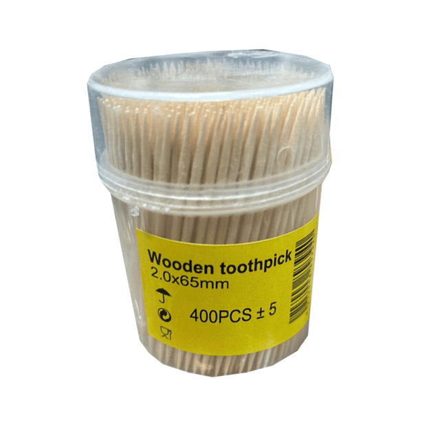 Οδοντογλυφίδες Ξύλινες 400τμχ σε Κουτί 1-34395