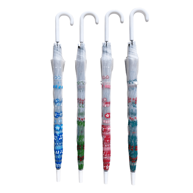 Ομπρέλα Βροχής Μπαστούνι 118cm 2 Χρώματα TnS 09-950-0545