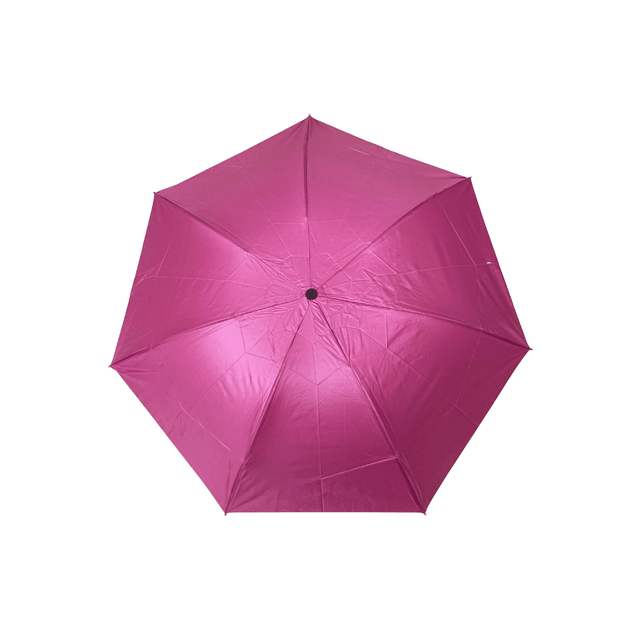 Ομπρέλα Βροχής Σπαστή 6 Χρώματα & Εσωτερικά Ασημί 110cm TnS 09-950-0541