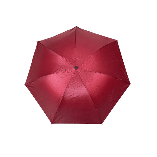 Ομπρέλα Βροχής Σπαστή 6 Χρώματα & Εσωτερικά Ασημί 110cm TnS 09-950-0541