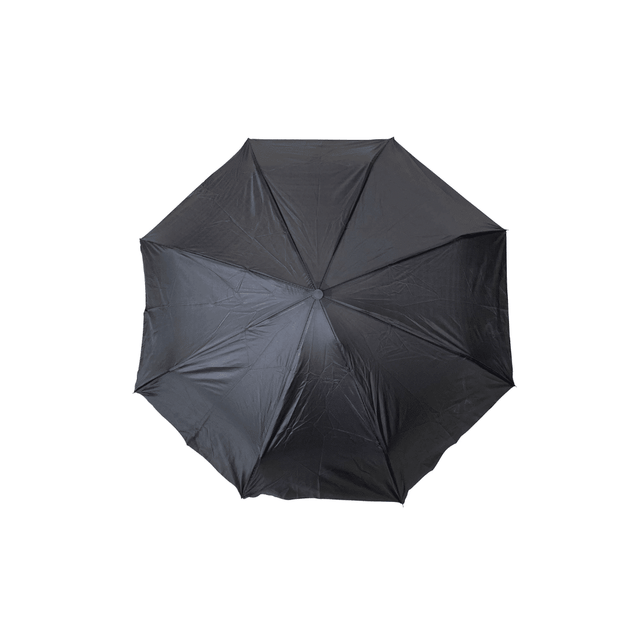 Ομπρέλα Βροχής Σπαστή Μαύρη 110cm TnS 09-950-0537