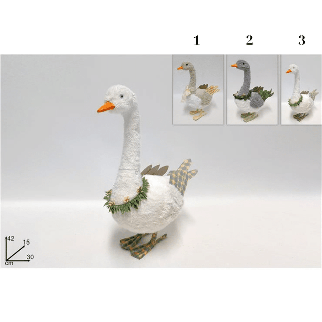 Πάπια Διακοσμητική Υφασμάτινη 32cm σε 3 Χρώματα Welkhome