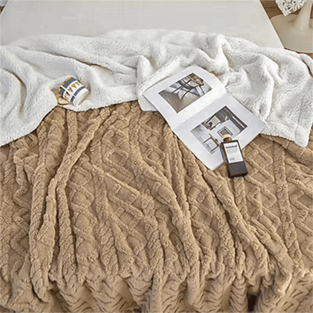 Πάπλωμα Διπλό 220x200cm Γούνα-Sherpa TnS 39-950-2078