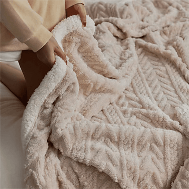 Πάπλωμα Μονό 220x150cm Γούνα-Sherpa TnS 39-950-2077