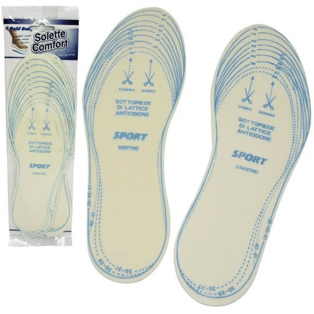 Πάτοι Παπουτσιών Sport 2τμχ. Νο36-45 Λευκό Welkhome