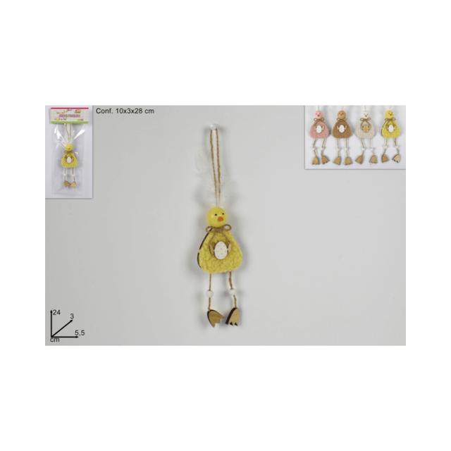 Πασχαλινό Κρεμαστό Διακοσμητικό 24x3x5.5cm Welkhome