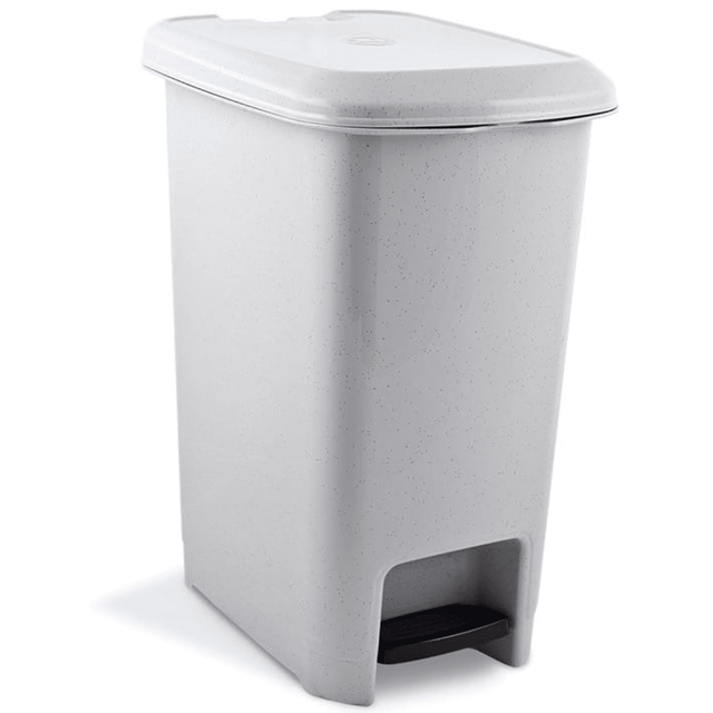 Κάδος Απορριμμάτων Πεντάλ 10Lit Slim Άσπρο Viosarp M-1050