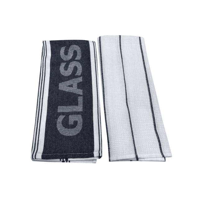 Πετσέτα Κουζίνας Σετ 2τμχ. Βαμβακερή 100% Ριγέ 40x60cm TnS 39-958-0435