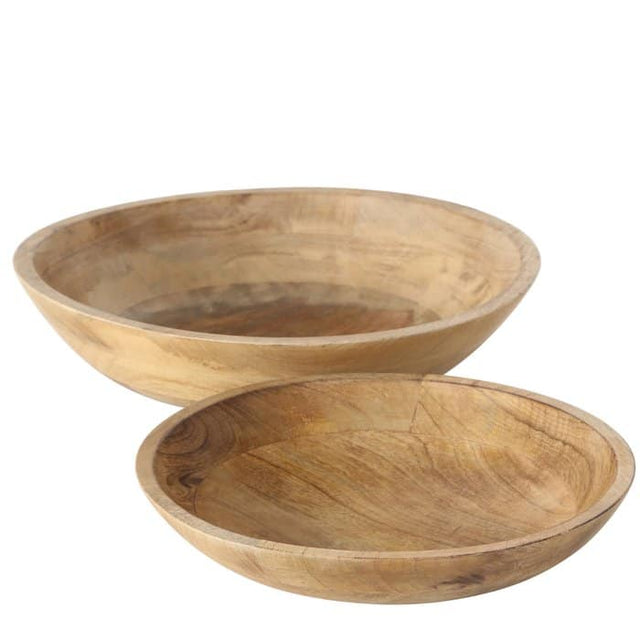 Πιατέλα Στρόγγυλη Ξύλινη Mangifera indica H44x10cm Boltze