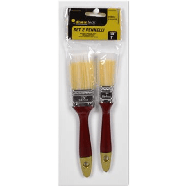 Πινέλα Βαφής 2τμχ Ίσια 1” & 1,5” Welkhome
